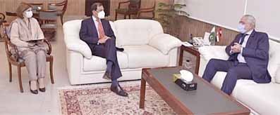 Atif Bokhari meeting with Egypt Ambassador