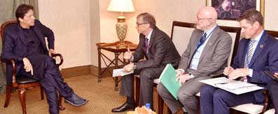 Imran Khan meets Bill Gates