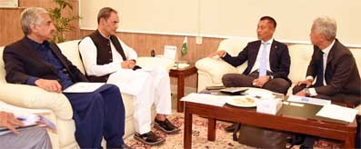 Zubair Gilani meeting with CE-DGI