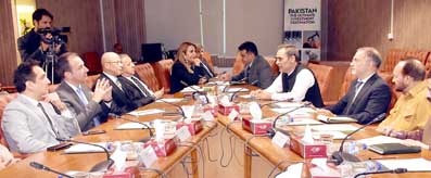 Zubair Gilani meeting with Egyptian Delegation