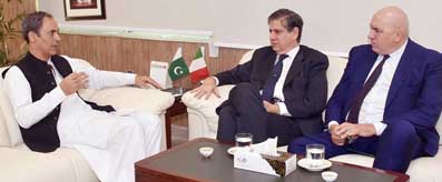 Zubair Gilani meeting with Chairman IDIA, Italy