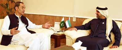 Zubair Gilani meeting with UAE Ambassador