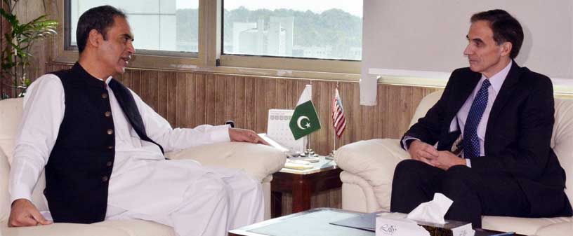 Zubair Gilani meeting with US Ambassador