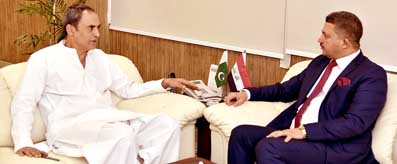 Zubair Gilani meeting with Ambassador of Iraq