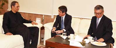 Zubair Gilani meeting with CEO, OSC, Japan