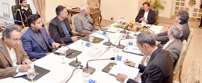 Prime Minister Imran Khan meeting on Aviation Matters