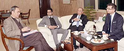 Mr. Zubair Gilani meeting with Partner, B&C
