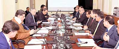 Zubair Gilani in PRMI meeting