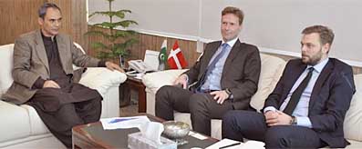 Zubair Gilani meeting with Ambassador of Denmark