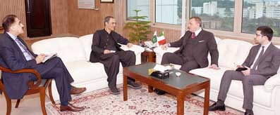 Zubair Gilani meeting with Italian designated Ambassador