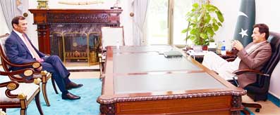 Atif R Bokhari meeting with PM, Imran Khan