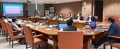 Atif R Bokhari presiding over Inter-Ministerial Meeting on Power