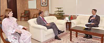 Atif R Bokhari meeting with Chinese Ambassador