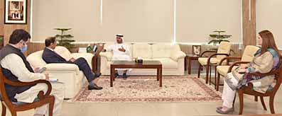 Atif R Bokhari meeting with UAE Ambassador