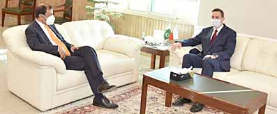 Atif Bokhari meeting with Poland Ambassador