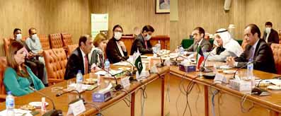 Atif Bokhari meeting with Kuwaiti Minister