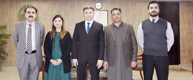 M Azfar Ahsan with Kazakhstan's Ambassador