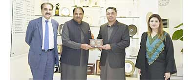 M Azfar Ahsan meeting with Chairman PTA