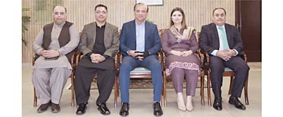M Azfar Ahsan with Chairman WAPDA