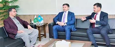 M Azfar Ahsan meeting with Ambassador of Kazakhstan