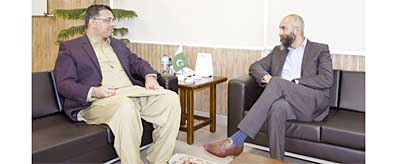 M Azfar Ahsan meeting with CGM, IBM-Pakistan