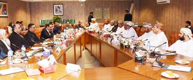 M Azfar Ahsan meeting with Omani Delegation