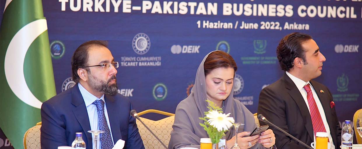 Chaudhry Salik Hussain in Pak-Turk Business Council Meeting