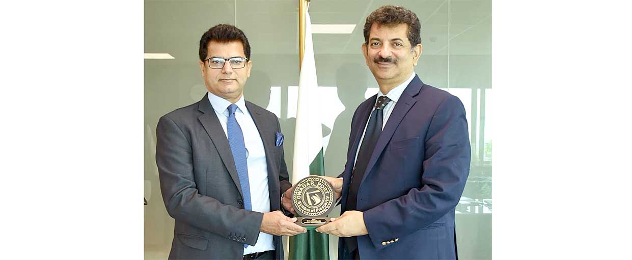 Asad Rehman Gilani with Chairman Gwadar Port Authority