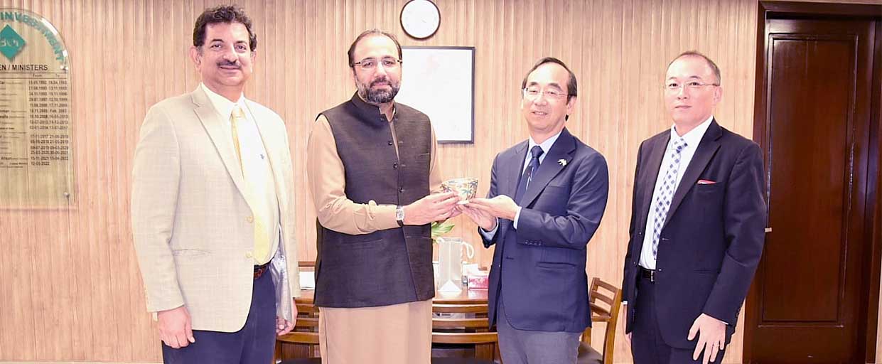 Chaudhary Salik Hussain with Japanese Ambassador